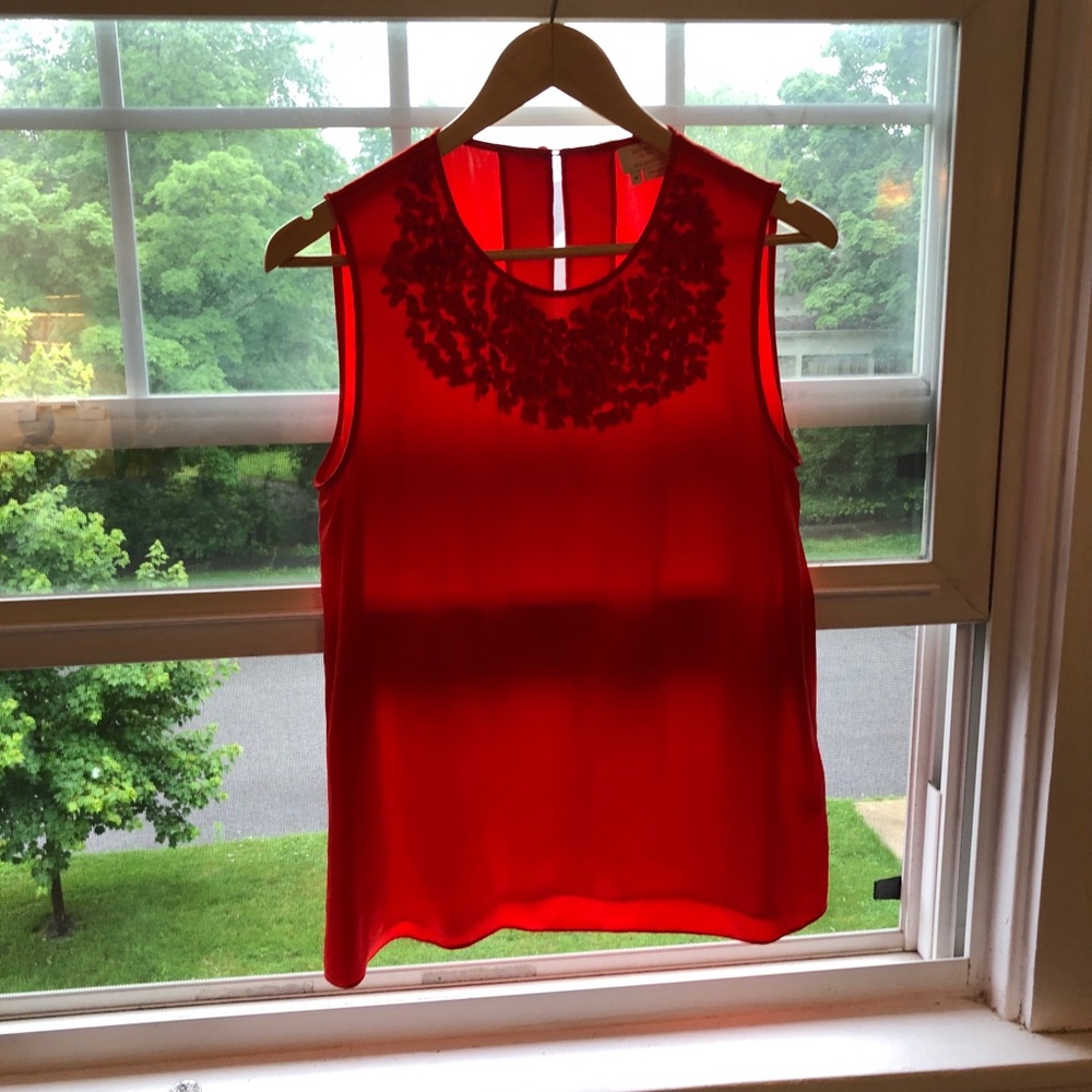 Kate Spade Silk Floral Shell